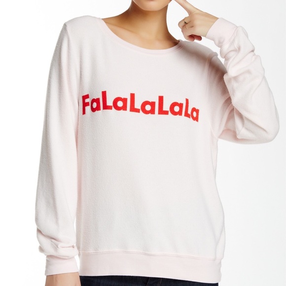 Wildfox Sweaters - Wildfox Falalalala Baggy Beach Jumper NWOT